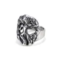 Anello albero della vita in acciaio inossidabile vintage, variante punk traforata. - Colore acciaio / n.9