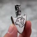 Stainless steel vintage bear head arrowhead pendant for men and women Viking style jewelry - Pendant Only (Without Chain) / Bear Head