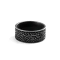 Vintage stainless steel ring for men women, Celtic tree of life carved band, antique silver - Size 7 / 08204 Antique Color
