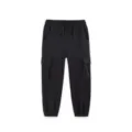 Zwarte Kinder Cargo Joggingbroek Casual Effen Kleur Kinder Broek Katoen Nieuw Model - 6 jaar (120cm) / Bottoms / Zwart