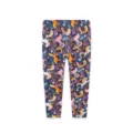 Girls cute unicorn print leggings, dark blue autumn casual long pants for kids comfortable wear. - 2Y / Bottoms