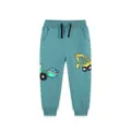 Pantalones de chándal para niños con bonito estampado de coches y cómodo algodón tejido. - 2Y(90cm) / Bottoms