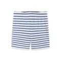 Girls summer blue and white striped cotton shorts, comfortable casual children wear variant. - 2Y / Bottoms / Blue and White Stripes