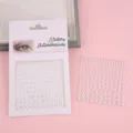 White pearl nail art stickers self adhesive face gems DIY body decoration 3d pearl decals - 3/4/5/6mm 165 Pieces / Pure White