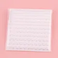Weiße Perlen Aufkleber flach halbperlen für Nail Art Gesicht Make-up DIY Handwerk Dekor SKU - 3/4/5/6mm 165 Stück (Weißkarton Verpackung) / Reinweiß