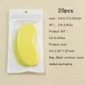 20pcs lemon shoe deodorant pads in clear sealed bag, portable freshness foot care inserts. - 20 Pieces/Pack / Yellow