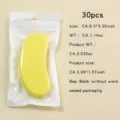 30pcs yellow shoe deodorant pads lemon scent sealed packaging daily care fresh foot care - 30 Packs / Yellow