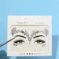 Pegatinas de cristal para la cara diamantes de imitación gemas de maquillaje para festival - 21-20 Diamante Gota Estras (Blanco Deslumbrante)