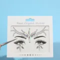 Pegatinas de cristal para la cara resina DIY diamante strass frente ojos cuerpo tatuajes. - 21-11 Estrás en Forma de Rombo (Blanco Deslumbrante)