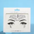 Pegatina cristal cara strass set, gemas brillantes blancas para maquillaje fiesta y manualidades. - 21-16 Estrás Marquise (Blanco Deslumbrante)