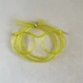 Neuheit DIY Brille Trinkhalme Gelber Kunststoff Kreative Party Zubehör Dekoration - Gelb