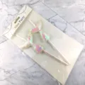 Close up detail of iridescent sequin mermaid tail paper straws for party cake decoration. - 6*197mm / White