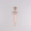 Cute star baby pacifier clip fabric teething toy anti-drop chain in beige variant. - Beige