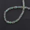 6mm krystallino gyali stagonas chantes diy brachiofti kolie kosmimata axtina - 6mm (περίπου 100 τεμ) / Πράσινο της Άνοιξης