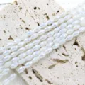 6x10mm πολυεδρικες χαντρες τυμπανο λευκες ιριδιζουσες για DIY κατασκευη κοσμηματων - 60 Τεμάχια / Λευκό Ιάπις AB