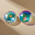 Multicolor kristallen zonnevanger hangers voor windgongen en kroonluchters, 2mm gat. - 45mm / Iriserend Wit