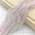 3mm glinsterende kristal gefacetteerde kralen voor prachtige DIY sieraden maken detail - 150 stuks / Waterroze AB