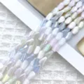 Πολύχρωμες στριφτές όψεις χάντρες 4x6mm για diy χειροποίητο βραχιόλι κολιέ κοσμήματα. - Στυλ 2 / 4x6mm (Περίπου 28 Τεμάχια/Πακέτο)
