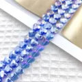 8mm μπλε καρδιά κρύσταλλο χάντρες AB επίστρωση χαλαρές χάντρες για DIY βραχιόλι κολιέ κοσμήματα. - 50 Κομμάτια/Σειρά / Γαλάζιο AB