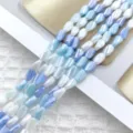 4x6mm kleurverloop gedraaide gefacetteerde kralen voor DIY handgemaakte armbanden en sieraden. - Stijl 9 / 4x6mm (Ongeveer 28 Stuks/Verpakking)