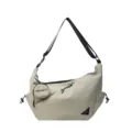 Large capacity canvas shoulder bag for women, casual versatile stylish messenger bag. - Off White