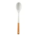 White silicone cooking spoon with wooden handle kitchen utensil non-stick cookware tool - Small Soup Ladle