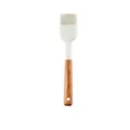 Silicone Basting Brush with Wooden Handle Kitchen Cooking Pastry Oil Brush Creamy White - Oil Brush