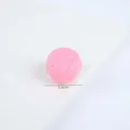 PVC simulazione polpetta di manzo modello cibo finto rosa polpetta di carne puntello 3.5cm - Diametro 3.5cm / Pallina di gamberi (Senza foro - Senza fibbia)