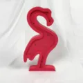 Pink flamingo LED night light for kids room nursery decor with stable standing base. - Red Flamingo