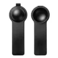 Par de herramientas de moldeo de plástico negro, accesorio duradero y versátil. - Negro Redondo