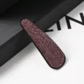 Fermaglio per capelli a goccia con strass rosa lucido cristallo BB clip per frangia donna stile. - Goccia d'Acqua - Strass Viola