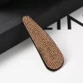 Molletta per capelli con strass a goccia elegante fermaglio laterale in cristallo per donne - Goccia d'Acqua - Strass Champagne