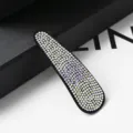 Fermaglio per capelli con strass scintillanti, elegante molletta a goccia per acconciature. - Goccia d'Acqua - Strass AB
