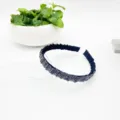 1.5cm pleated rhinestone headband sparkling crystal hair hoop elegant hair accessories for women - 1.5cm Pleated Headband / Premium Grey