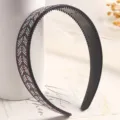 Rhinestone headband for women sparkle crystal fishbone hair hoop fashion hair accessories - Purple AB Fishbone Rhinestone Headband