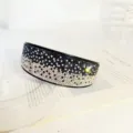 Gradient rhinestone wide headband for women, sparkly crystal non-slip hair hoop for daily wear. - Dark Blue Gradient