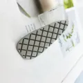 Elegant teardrop rhinestone hair clip for women, stylish alloy duckbill side hair accessory. - Waterdrop Rhinestone Side Clip / 7cm / Light Gray