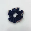 Black velvet rhinestone hair scrunchie sparkly elastic hair band chic women hair accessories - Black Velvet Elastic Hair Scrunchie / Champagne