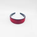 Red rhinestone wide headband sparkling crystal hair hoop elegant bridal festival hair accessory - Bright Red Rhinestone 4cm Headband with Comb