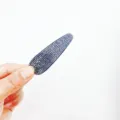 Mineral grey full rhinestone hair clip sparkling crystal hairpin for women accessories - Waterdrop BB Clip / Premium Grey
