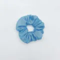 Blue Shimmer Scrunchie Hair Ring Glitter Elastic Hair Band Ponytail Holder Fashion Hair Accessory - Scrunchie / Blue