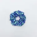 Blue purple mermaid scale scrunchie elastic hair band shiny holographic accessories - Scrunchie / Color-Changing Fish Scale