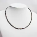 Handmade natural stone beaded necklace multi-color faceted gemstone short clavicle chain jewelry - Style 7