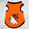 Gilet d'été respirant pour animaux de compagnie, vêtements orange pour petits chiens. - XS / Orange