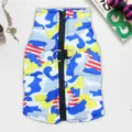Chaleco de camuflaje de invierno para perros con cremallera y anilla para mascotas pequenas. - S / Camuflaje