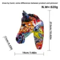 Testa di Cavallo Graffiti Appesa Resina Scultura Decorazione Casa Creativa 27,5cm - Graffiti