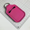 Fundas de neopreno para botella llavero estuche portatil de gel desinfectante - Rosa rojo