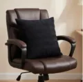 Modern zwart ribfluweel sierkussen getextureerd bankkussen voor thuis kantoor decor en gezellig - Hoes 45x45cm / Zwart Gekreukt Fluweel