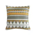Coussin décoratif brodé style bohème nordique, housse de coussin géométrique pour canapé. - 45*45 (sans noyau) / Broderie Totale Triangle Miya