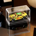Vitrina de acrílico transparente para modelos de coches a escala 1:64, caja de almacenamiento. - Caja de Rejilla Única 1:64 (Apilable)